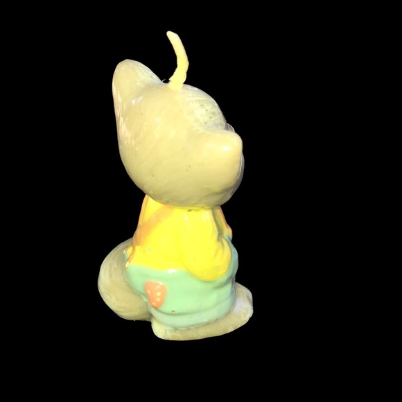 Vintage Feline Feelins Kitty Cat Miniature Candle, Cake Topper - Picture 7 of 9